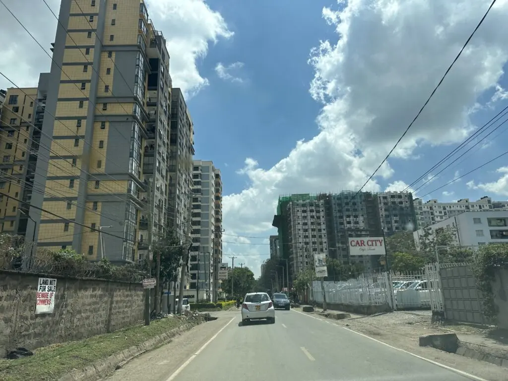 Zone surconstruite de Kilimani, Nairobi