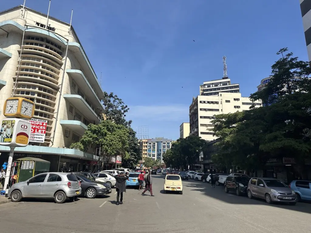 Rue du CBD de Nairobi
