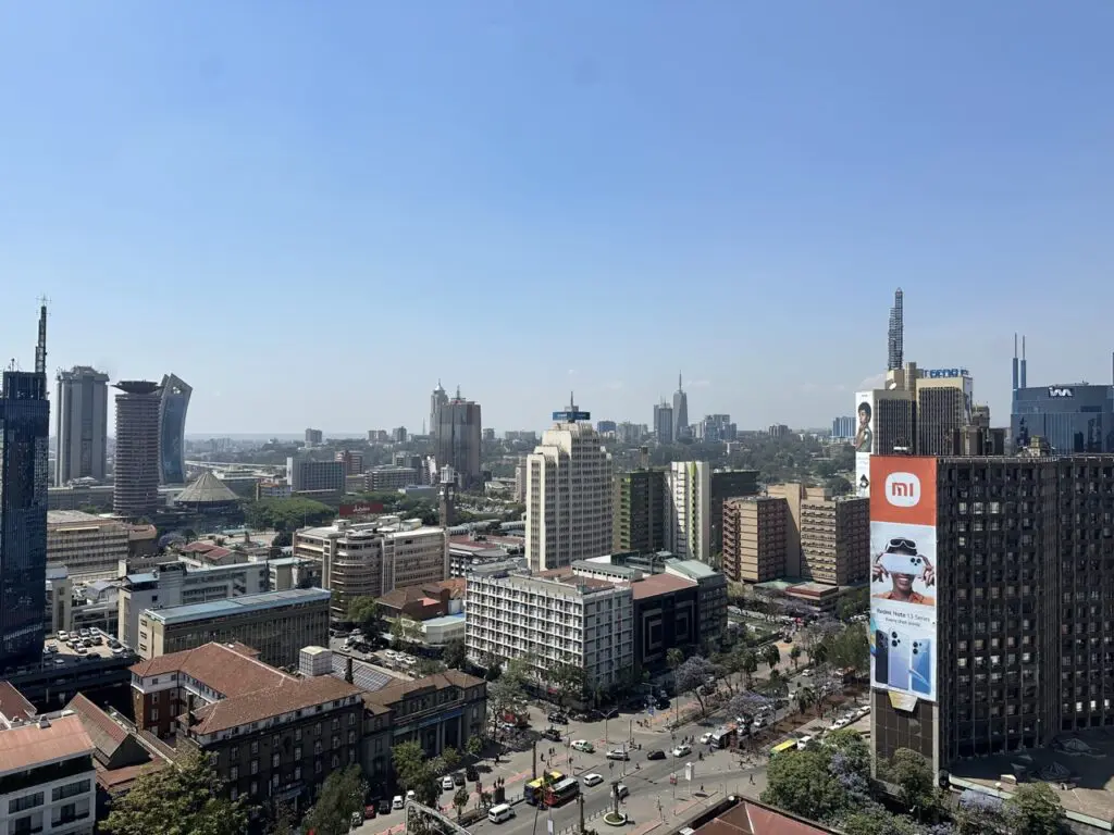 Vue du CBD à Nairobi