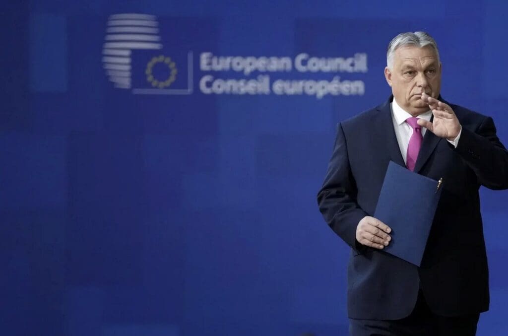 Orban au conseil européen