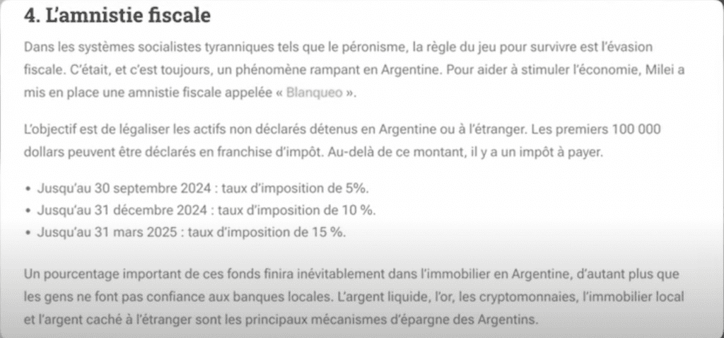 L'amnistie fiscale