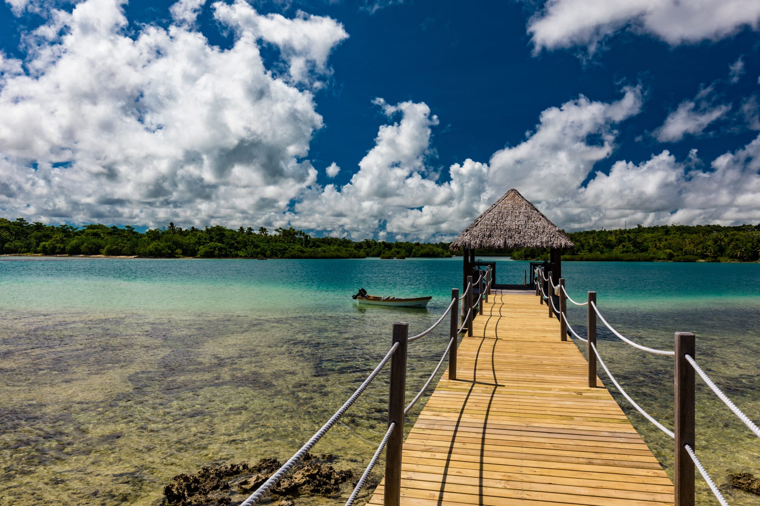 Nauru beach landscape